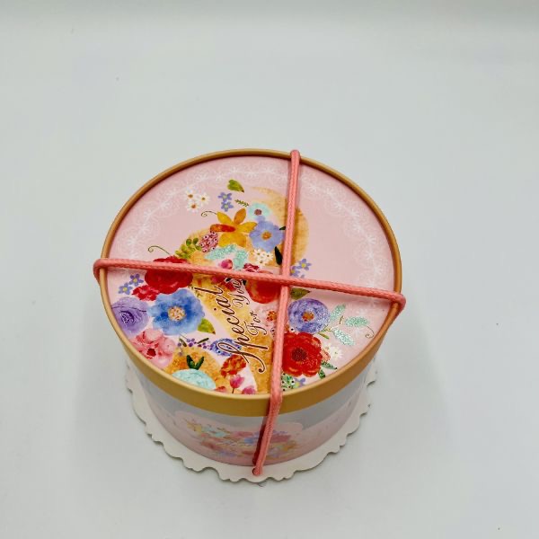 5寸透明蛋糕盒-馨花開
